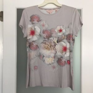 Ted Baker stretch-knit tee, size 3 (8-10 in US).